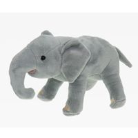 Pluche knuffel dieren Afrikaanse Olifant van 22 cm - thumbnail