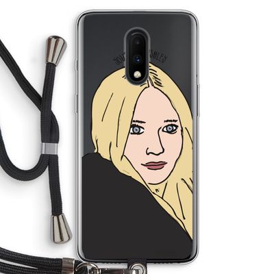 Ashley: OnePlus 7 Transparant Hoesje met koord