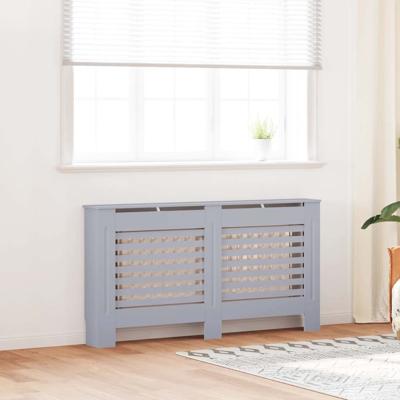 Radiatorombouw 152x19x81,5 cm MDF antraciet