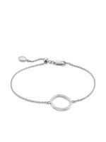 Monica Vinader bracelet Riva Circle orné de diamants - Argent - thumbnail