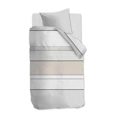 Ambiante dekbedovertrek Melvin - grijs - 140x200/220 cm