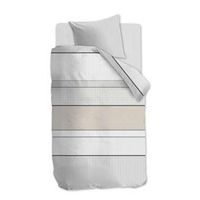 Ambiante dekbedovertrek Melvin - grijs - 140x200/220 cm