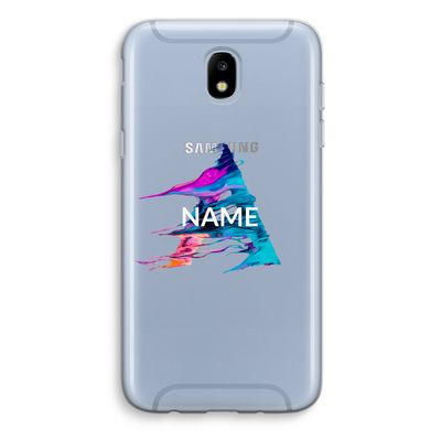Abstract Spectrum: Samsung Galaxy J5 (2017) Transparant Hoesje