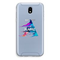 Abstract Spectrum: Samsung Galaxy J5 (2017) Transparant Hoesje