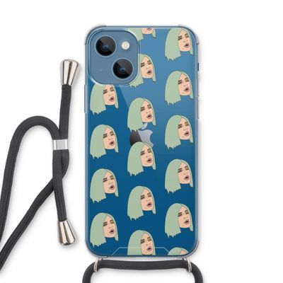King Kylie: iPhone 13 Transparant Hoesje met koord