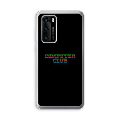 Retro: Huawei P40 Transparant Hoesje