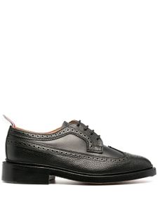 Thom Browne richelieus Longwing en cuir grainé - Noir