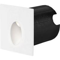LED Inbouw Wandspot Vierkant 2W 240lm Warm Wit 3000K IP65 Wit