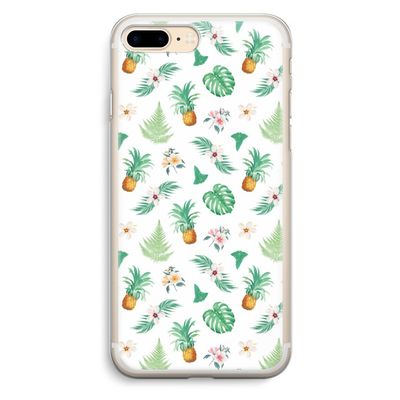 Ananas bladeren: iPhone 7 Plus Transparant Hoesje