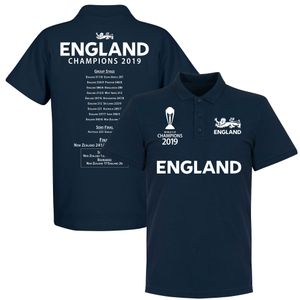 Engeland Cricket World Cup Winners Road to Victory Polo Shirt