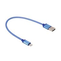 1m Net Style Metal Head 8 Pin to USB Data / Charger Cable For iPhone X / iPhone 8 & 8 Plus / iPhone 7 & 7 Plus / iPhone 6 & 6s & 6 Plus & 6s Plus / i