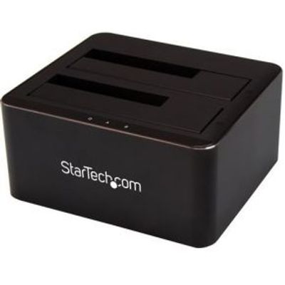 StarTech.com SDOCK2U33V USB 3.0 (3.1 Gen 1) Type-B Zwart HDD/SSD-dockingstation