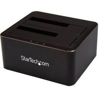 StarTech.com Dual-bay SATA HDD docking station voor 2 x 2.5/3.5" SATA SSDs/HDDs USB 3.0 - thumbnail