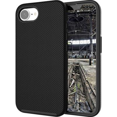 JT Berlin Pankow Solid Backcover Apple iPhone 16e Zwart Inductieve lading, MagSafe compatible, Stootbestendig