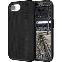 JT Berlin Pankow Solid Backcover Apple iPhone 16e Zwart Inductieve lading, MagSafe compatible, Stootbestendig