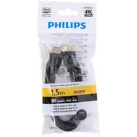 Philips SWV5401P/10 HDMI kabel 1,5 m HDMI Type A (Standaard) Zwart - thumbnail