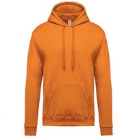 Grote maten oranje sweater/trui hoodie voor heren 4XL (48/60)  -