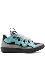 Lanvin baskets Curb en cuir - Bleu