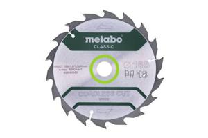 Metabo CORDLESS CUT WOOD CLASSIC 628650000 Cirkelzaagblad 165 x 20 x 1 mm Aantal tanden: 18 1 stuk(s)