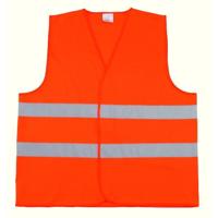 Opsial veiligheidsvest - 2 strepen - high visibility - oranje - maat XXL