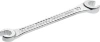 HAZET Dubbele ringsleutel · open 612-13X15 · Buitentwaalfkant profiel · SW 13 x 15 mm