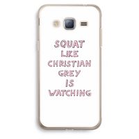 Christian Grey: Samsung Galaxy J3 (2016) Transparant Hoesje
