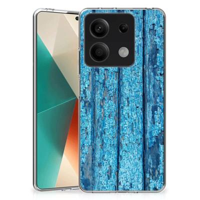 Xiaomi Redmi Note 13 5G | Bumper Hoesje | Wood Blue