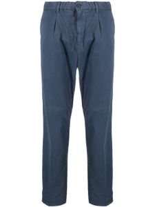 Corneliani pantalon chino à coupe droite - Bleu