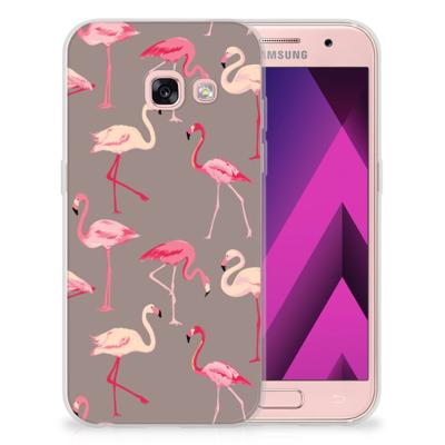 Samsung Galaxy A3 2017 | TPU Hoesje | Flamingo