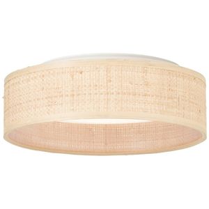 Brilliant Plafondlamp Zoe wit met natuurlijke kleur G99900/09