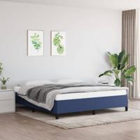 Bedframe zonder matras stof blauw 180x200 cm