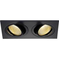 SLV 113890 New Tria LED-inbouwlamp LED LED vast ingebouwd 12 W Zwart (mat) - thumbnail