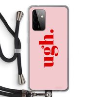 Ugh: Samsung Galaxy A72 5G Transparant Hoesje met koord