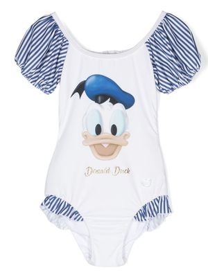 Monnalisa x Disney maillot de bain Donald Duck - Blanc
