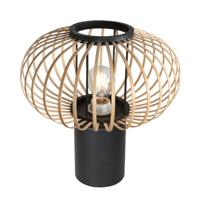 Steinhauer TafellampSilva met bamboe kap Ø31cm - 4499ZW