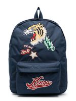 Kenzo Kids sac à dos à patch logo - Bleu