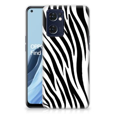 OPPO Reno 7 5G | Find X5 Lite | TPU Hoesje | Zebra