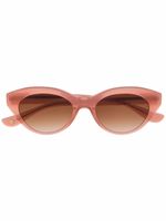 Garrett Leight lunettes de soleil à monture papillon - Rose