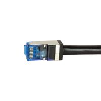 LogiLink CQ7073S RJ45 Netwerkkabel, patchkabel CAT 6A S/FTP 5.00 m Zwart Afgeschermd, UV-bestendig, Oliebestendig 1 stuk(s) - thumbnail