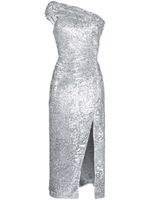 Simkhai robe Zay Hammered à sequins brodés - Argent