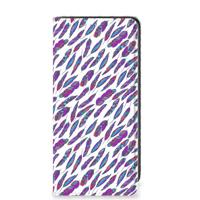 Samsung Galaxy A41 Hoesje met Magneet Feathers Color - thumbnail