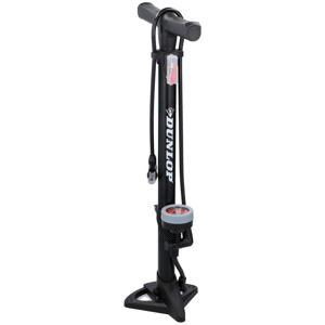 Dunlop Fietspomp met manometer - 61 cm - incl. verloopstukken voor ventiel