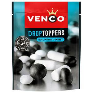 Venco Venco - Droptoppers Salmiak Mint 215 Gram 10 Stuks