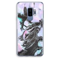 Pastel zwart: Samsung Galaxy S9 Plus Transparant Hoesje