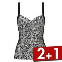 Damella Geena Patterned Protes Tankini Top