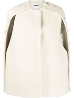 Jil Sander cape à boutonnière - Jaune