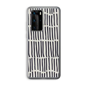 Moroccan stripes: Huawei P40 Pro Transparant Hoesje
