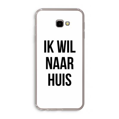 Ik wil naar huis: Samsung Galaxy J4 Plus Transparant Hoesje