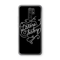 Laters, baby: Xiaomi Redmi 9 Transparant Hoesje