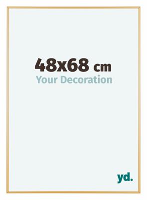 Puzzellijst 48x68 cm - Goud Vintage - Aluminium - Kent